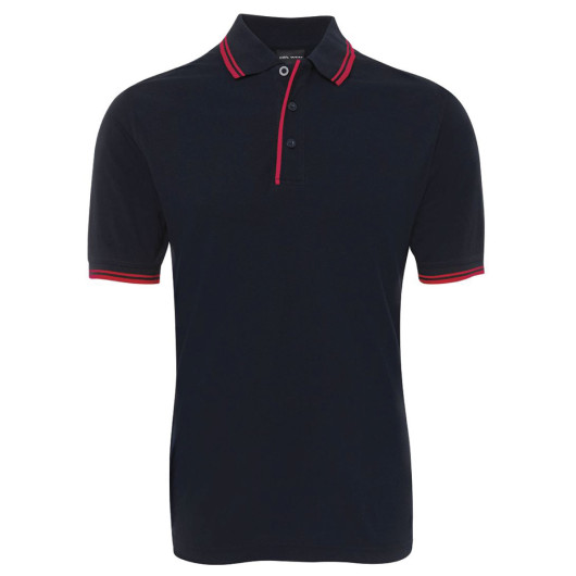Classic Contrast Polo Navy Red